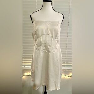 Brand New Cream Strapless Dress!